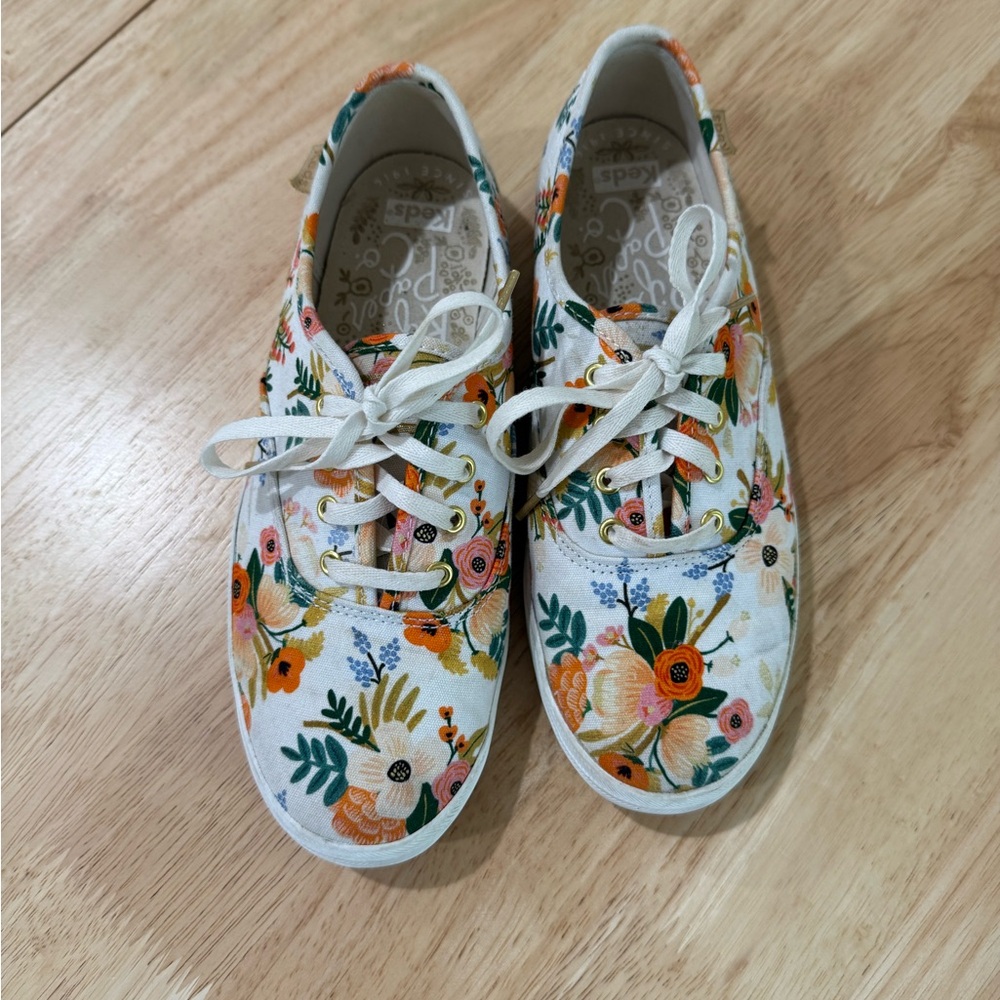 Keds x Rifle Paper Co Floral Canvas Sneakers